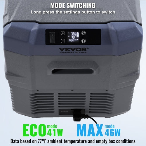 Portable Car Refrigerator Freezer Compressor 32 L Dual Zone For Car
