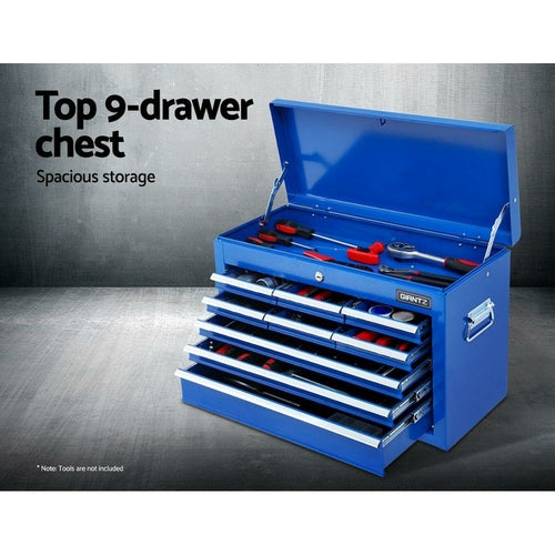 Giantz Tool Chest and Trolley Box Cabinet 16 Drawers Cart Garage