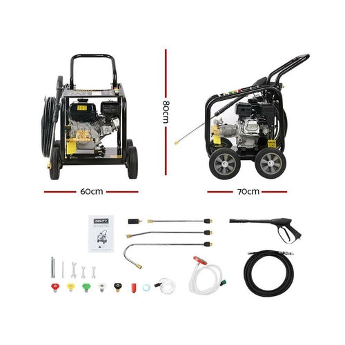 Giantz 4800PSI Petrol High Pressure Cleaner Washer 10HP 20M Hose